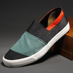 2023 Men's Casual Color-Block Canvas Sneakers