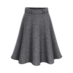 Oversized Woolen Skirt for Women's Autumn and Winter