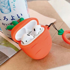 Funky Airpod Case- Carrot