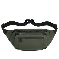 Men's Smooth Nylon Waist and Chest Bag for Phones