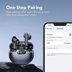 Wireless In-Ear Earbuds with HD Stereo Audio Display