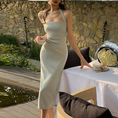 High-End Women's Spring French Design Hip Skirt