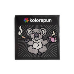High Koala Tea Pun Patch