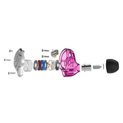 KZ ZSN Wired Earphones with Deep Bass for Mobile