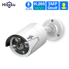 Hiseeu Outdoor POE Wired 3MP IP Surveillance Camera