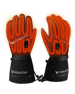 Venustas Heated Gloves for Men and Women Rechargeable Heated Motorcycle Gloves Electric Heated Work Gloves for Hunting Skiing and Arthritis