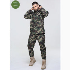 Men's Waterproof Camouflage Fishing Jacket and Pants Set