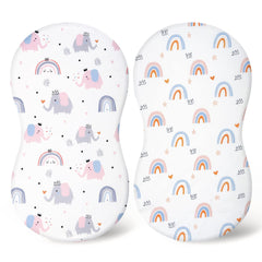 Elastic Printed Fitted Sheet for Baby Cradle & Changing Table