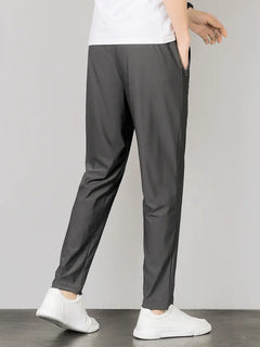 Men's Casual Solid Color Loose Straight-leg Sport Pants