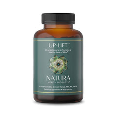 Natura Health Products Up-Lift Supplement - Encourages Positive Mood and Mental Outlook- Featuring Ashwagandha St. Johns Wart Vitamins B6 & B12 L-tryptophan Folate L-tyrosine (90 Capsules)