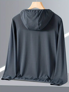Men's Lightweight UV Protective Hooded Jacket for Summer