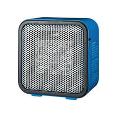 Amazon Basics Ceramic Space Heater Mini Heater for Office Desk Portable Tent Heater for Camping (Indoor Use) 500 W With Tip-Over Protection Lightweight (1.4 LBS) Blue 5.9 x 3.2 x 6 inches
