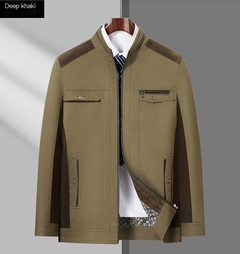 Men's Lightweight Stand Collar Jacket for Spring and Fall