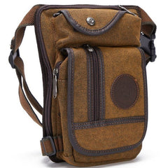 Wholesale Cross-Border Men's Canvas Waist Bag (Retro)