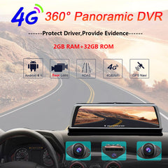 Road Detective K500 Full-Screen Streaming Dash Cam