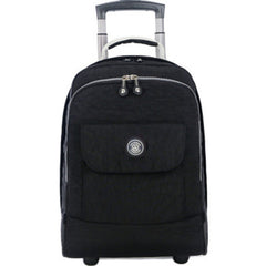 17-Inch Waterproof Rolling Backpack for Students and Travel