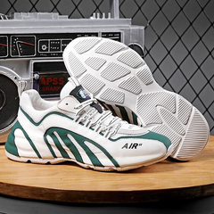 Lightweight High-Top Men's Casual Sports Leather Shoes