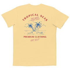 Tropical 4th of July Pocket T-shirt