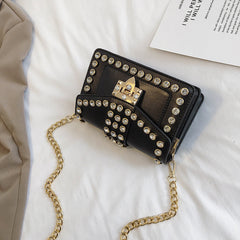 Rhinestone Chain Shoulder Bag