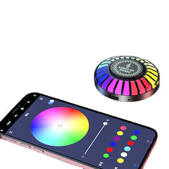 Car Air Vent Aromatherapy Light with RGB Rhythm Sensor