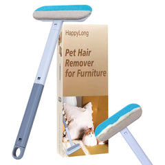 HappyLong Pet Hair Remover for Furniture Reusable Washable Lint Brush for Dog Cat and Animal Fur Gentle on Couch Carpets and Clothing