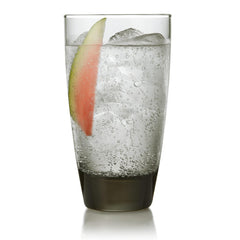 Libbey Classic Smoke Tumbler Glasses 18-ounce Set of 12