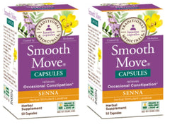 Traditional Medicinals - Smooth Move Senna 2 Pack of 50 capsules by Traditonal Medicinals