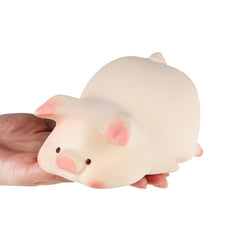 Anboor 5" Lying Pig Squishies Toy Kawaii Soft Squishies Animals Toy Slow Rised Squeeze Piggy Squish Stress Relief Toys for Kid Adult