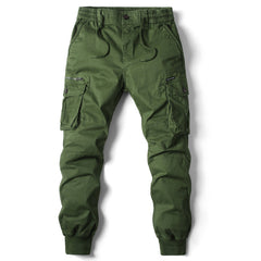 Men's Solid Color Casual Cargo Pants in Multiple Colors