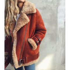 Lamb Wool Coat, Cotton Jacket, Suede Outerwear