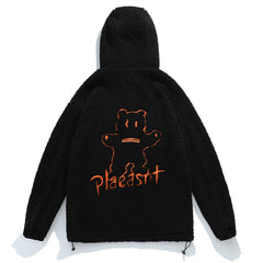 Tide Brand Cotton Couple Lamb Velvet Coat