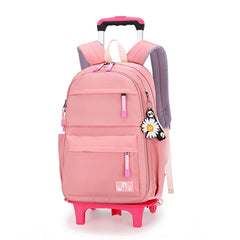 Women's Simple Fashion Trolley School Backpack