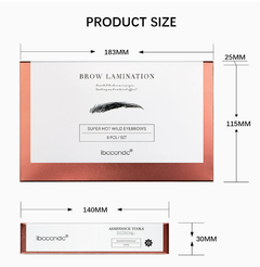 Brow Lamination Kit with 9-Piece Lifting Set (One Set)