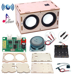 CYOEST DIY Bluetooth Speaker Box Kit Electronic Sound Amplifier - Build Your Own Portable Wood Case Bluetooth Speaker Sound - Science Experiment and STEM Learning for Kids Teens and Adults