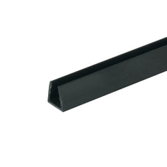 Outwater Plastics Black 1/4 Styrene Plastic U-Channel/C-Channel 48 Inch Lengths (Pack of 3)