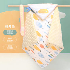 Baby Swaddle Blanket with Cotton for Newborns (Autumn/Winter)