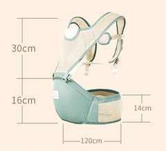 Breathable Baby Carrier and Waist Support Seat