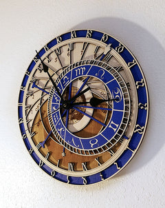 Prague Astronomical Clock Wall Art Quartz Clock