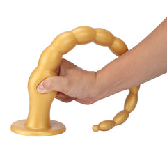 Silicone Beaded Anal Plug for Couples - Adult Toy