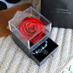 Eternal Flower Jewelry Box Gift Set