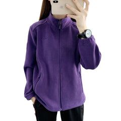 Women's Fleece Jacket - Thick Winter Layering Top