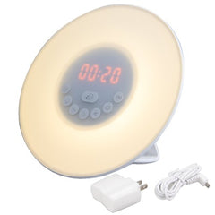 Colorful Alarm Clock Radio Creative Table Lamp