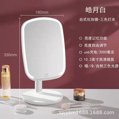 New LED Makeup Mirror with Three Color Lighting