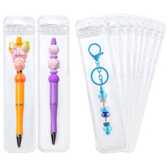 50 Pieces Pen Packaging Bags for Beadable Pen - Packaging Bags for Small Business Resealable Bags - Applies to Beaded Pen Keychain jewelry Candy Bags for Packaging