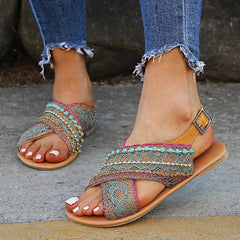 Plus Size Women's Flat Sandals