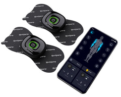 Comfytemp Wireless TENS Unit Muscle Stimulator with APP FSA HSA Eligible Smart Dual Host TENS Machine for Pain Relief EMS Device with 32 Modes Pulse Muscle Massager for Back Shoulder Sciatica K6108