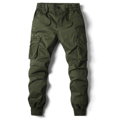Men's Solid Color Casual Cargo Pants in Multiple Colors