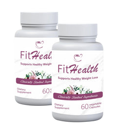 New Fithealth Wellness Capsules(Coffee Official Formula) Essential Health Support and Health Support – (60 Capsules，Pack of 2)