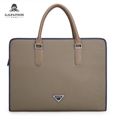 Leather Briefcase and Crossbody Men's Bag