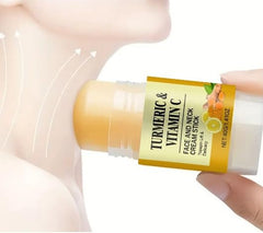 Neck Cream Turmeric & Vitamin C Face & Neck Tightening Cream Stick Neck Firming Cream Smoothes Wrinkles Skin Tightening and Repair Cream for Reduce Double Moisturizing Erase Fine LinesFirming
